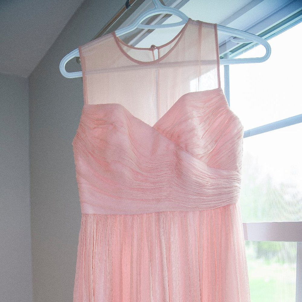 Peach Silk J-Crew Dress